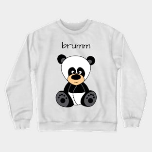 cute Panda Bear Cartoon Crewneck Sweatshirt